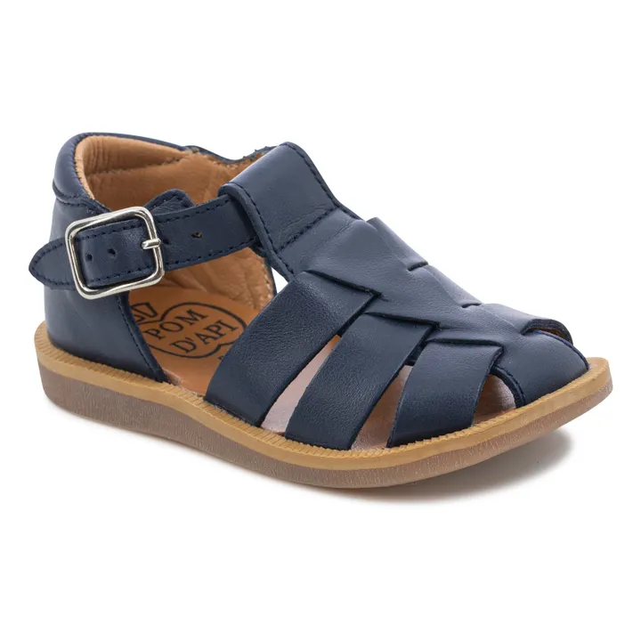 Pom d'Api Sandales Poppy Daddy | Bleu marine