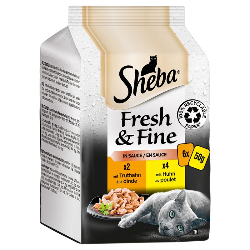 Sheba Délices du jour / Fresh & Fine 6 x 50 g