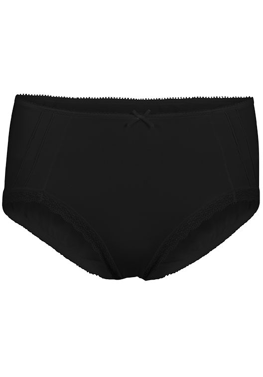 Truse med blondedetaljer 2pk