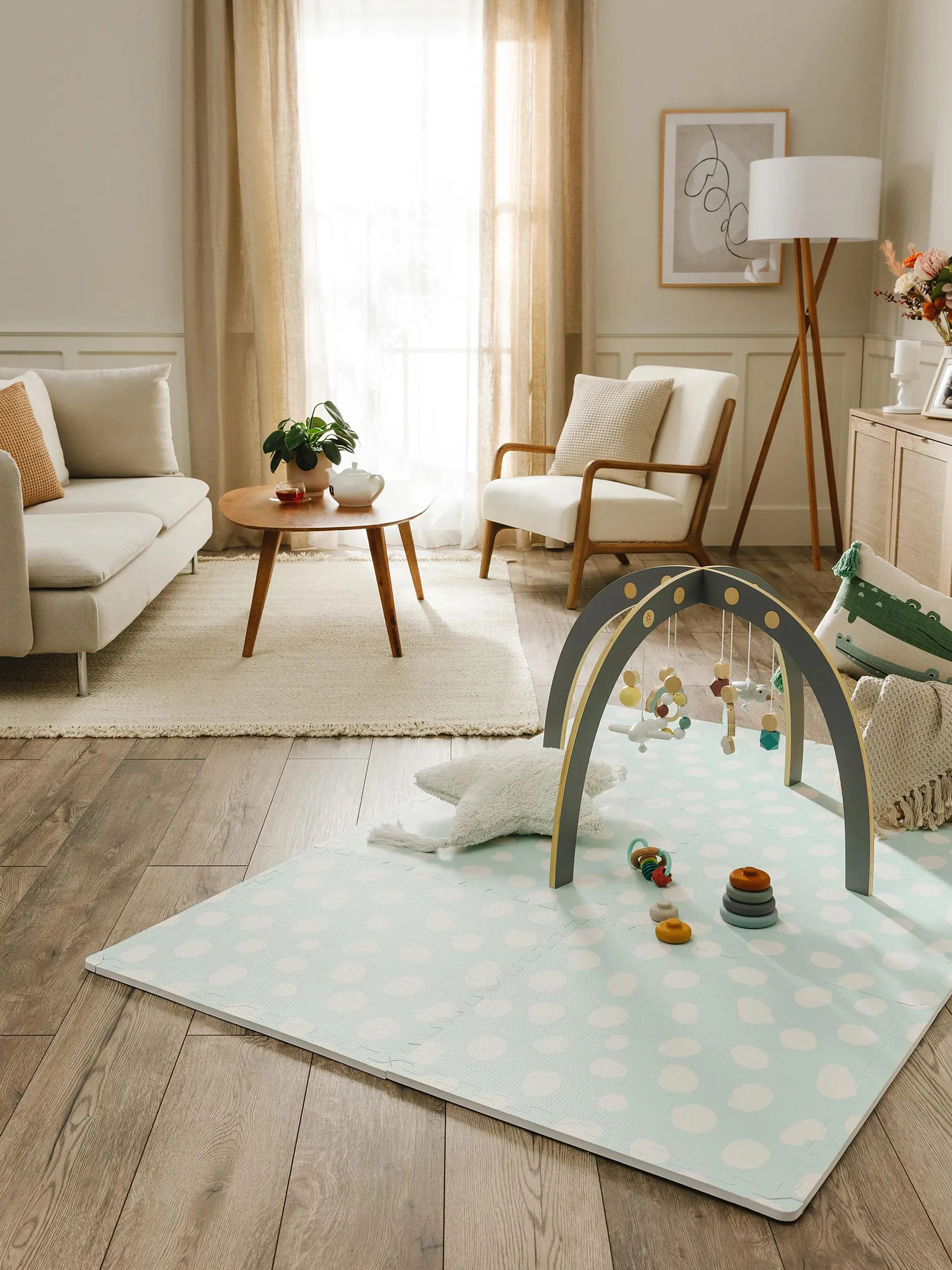 Uitschuifbaar speelkleed Savannah, 6-delig