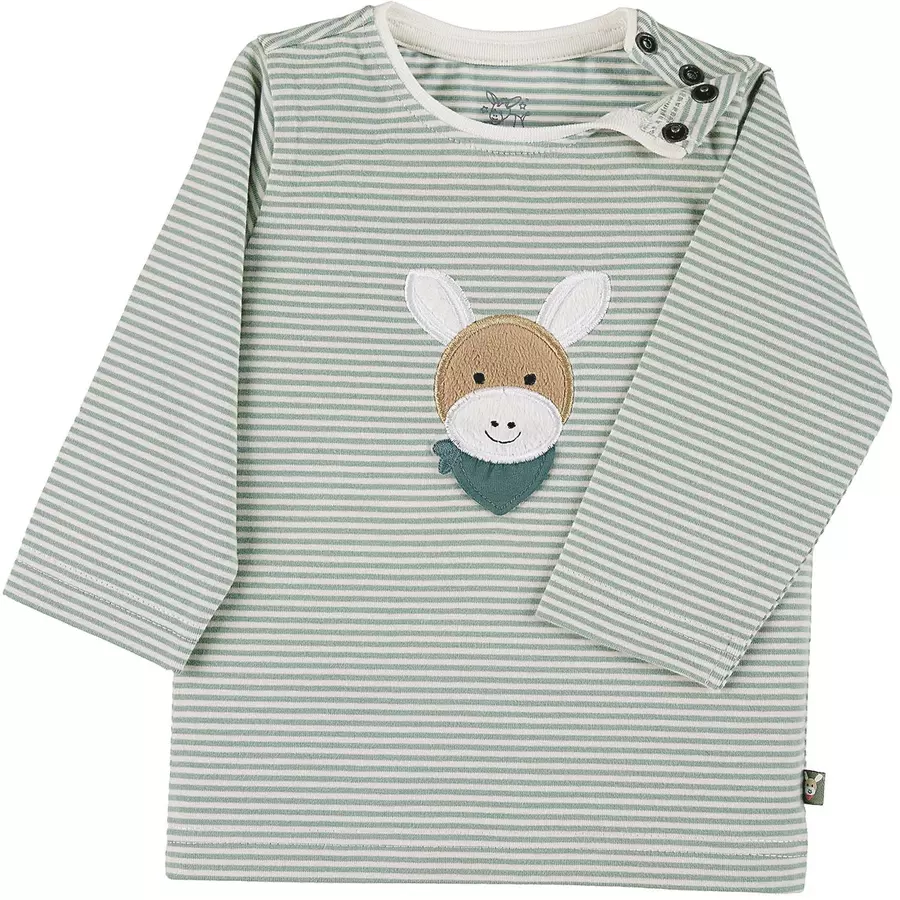 Sterntaler Langarm-Shirt gestreift grün