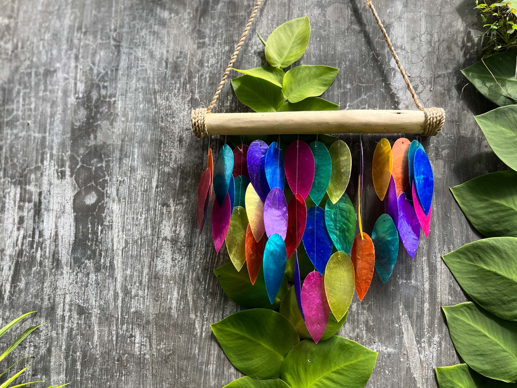 Muschel-Windspiel multicolor, B 30 cm, H 25 cm, L 4 cm günstig bestellen