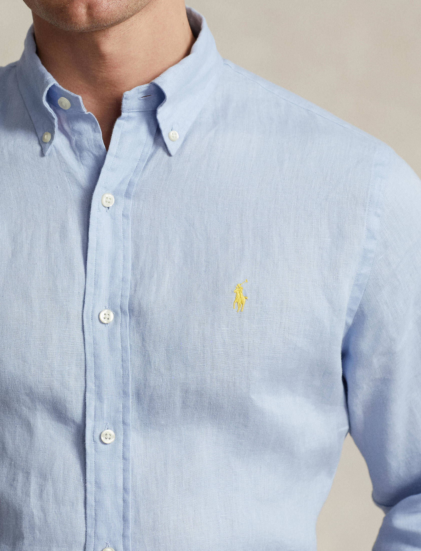 Polo Ralph Lauren| Herren Leinenhemd Slim Fit Langarm