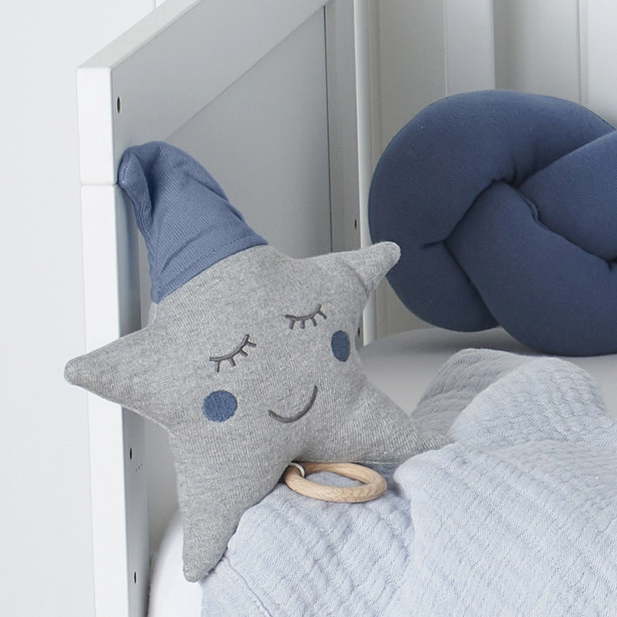 Nordic Coast Company Spieluhr Stern Blau-Grau