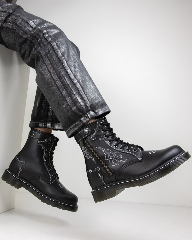 Dr. Martens 1460 GA Veterboots  - zwart