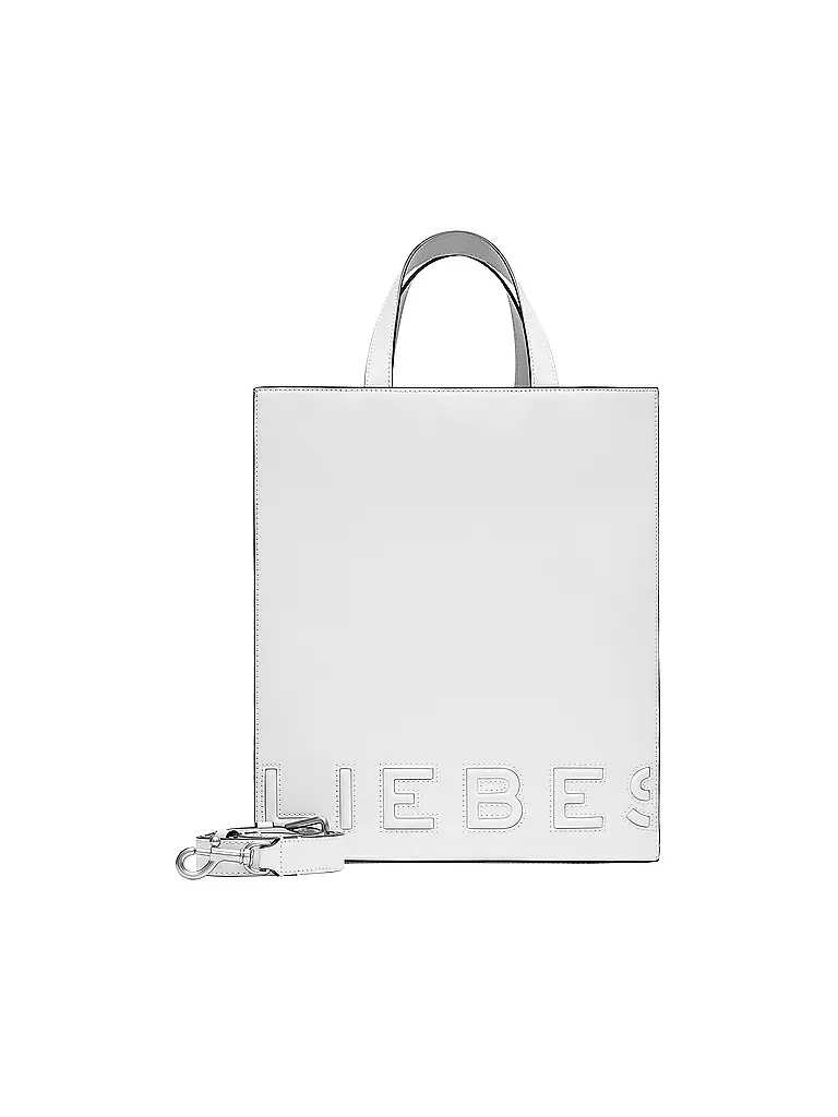 LIEBESKIND BERLIN Ledertasche - Tote Bag PAPER BAG Medium weiss