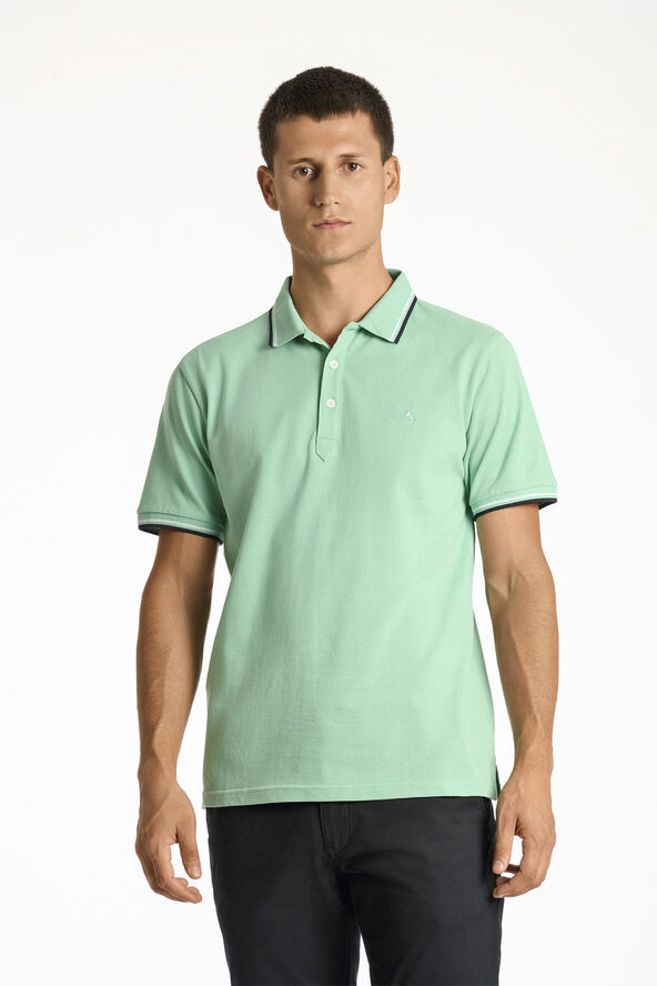Lindbergh Polo shirt w. contrast piping Grøn