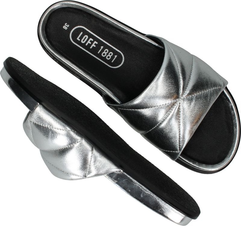 LOFF 1881 Slippers Zilver Dames