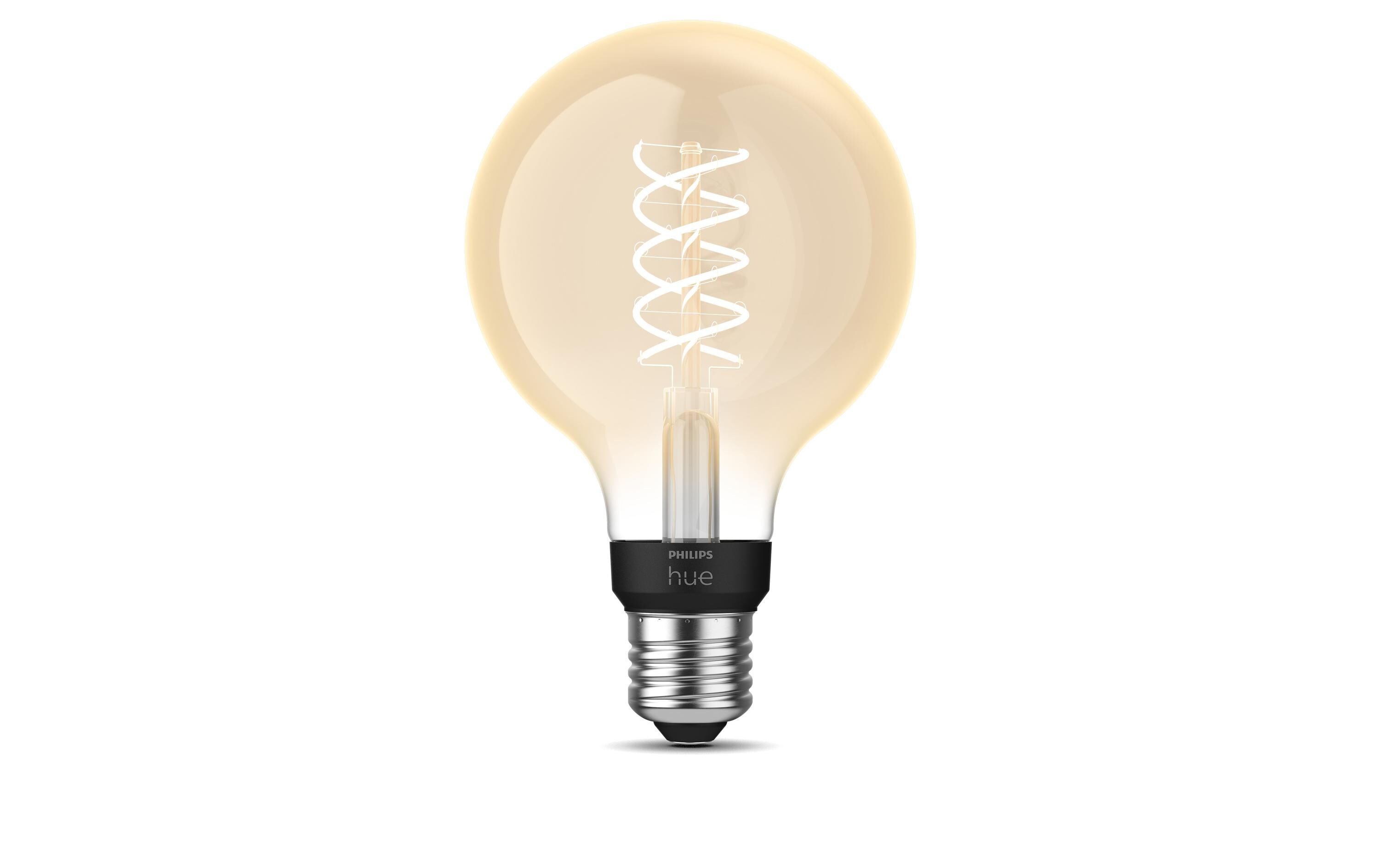 White E27 Einzelpack Globe Filament 550 lmFilament-Leuchtmittel mit E27 Sockel