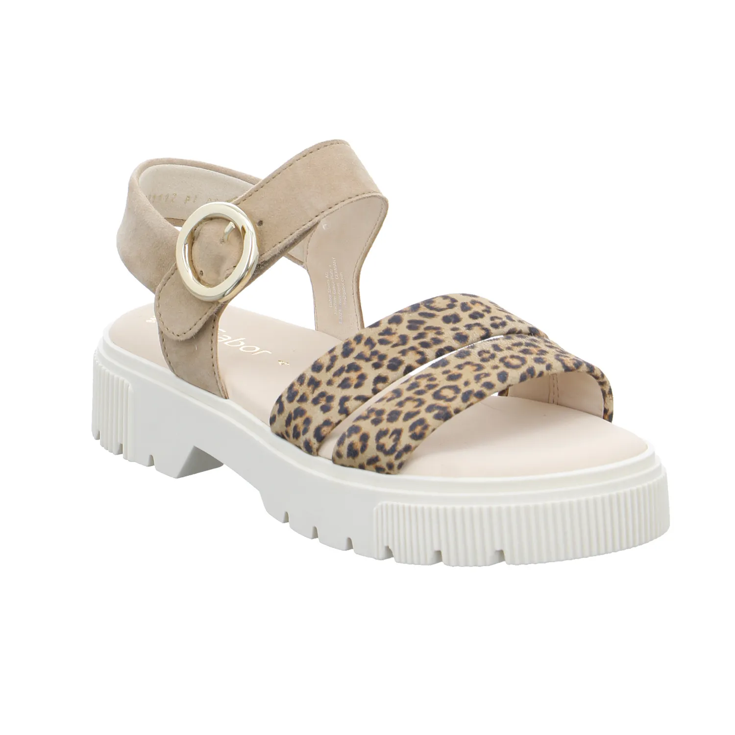 GABOR Sandalette Leopard Leder