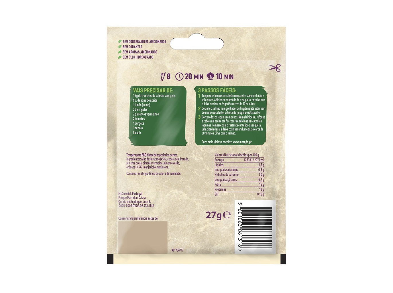 MISTURA PARA BBQ MARGÃO 27G