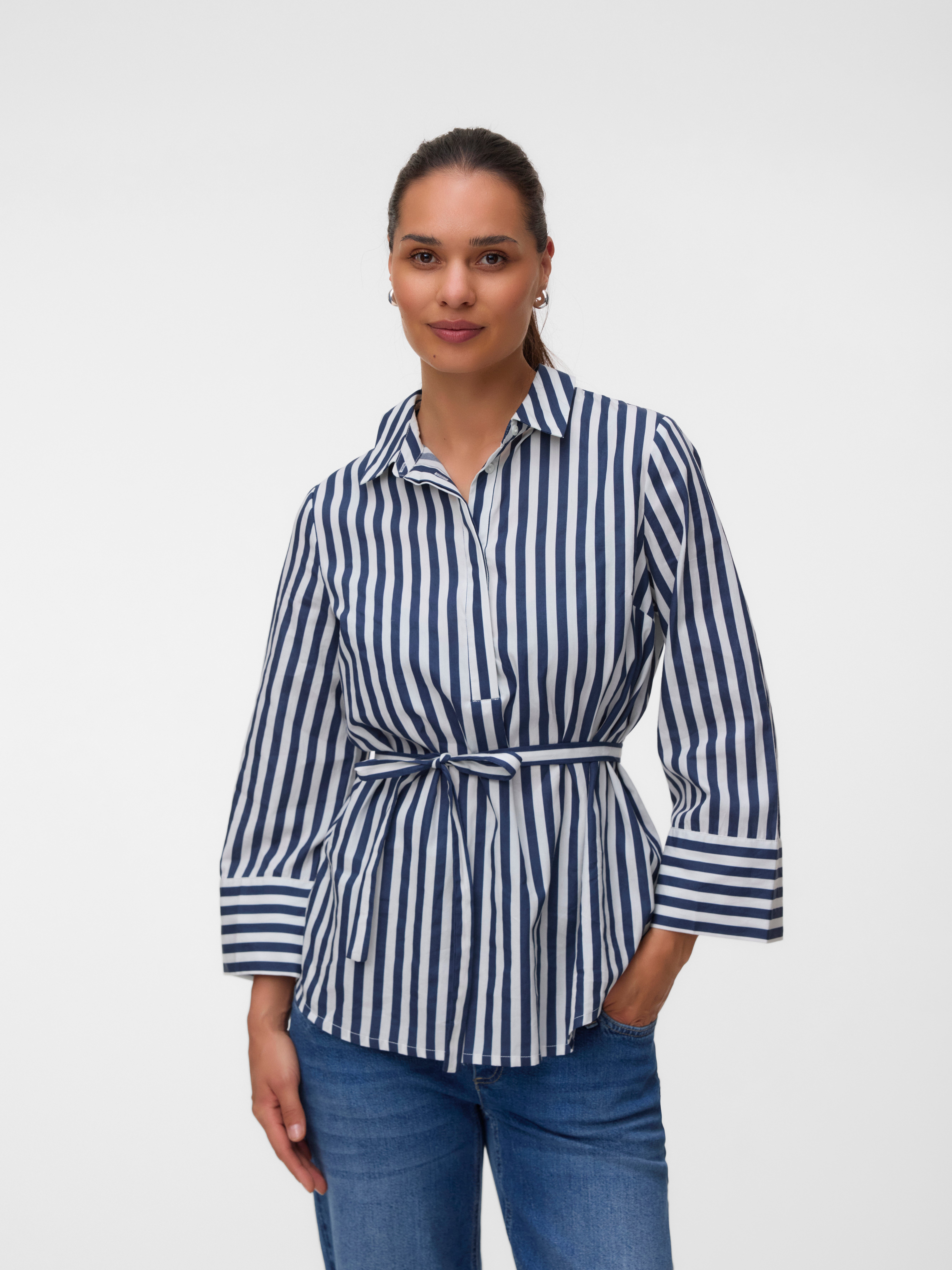 Regular fit Overhemd kraag Top