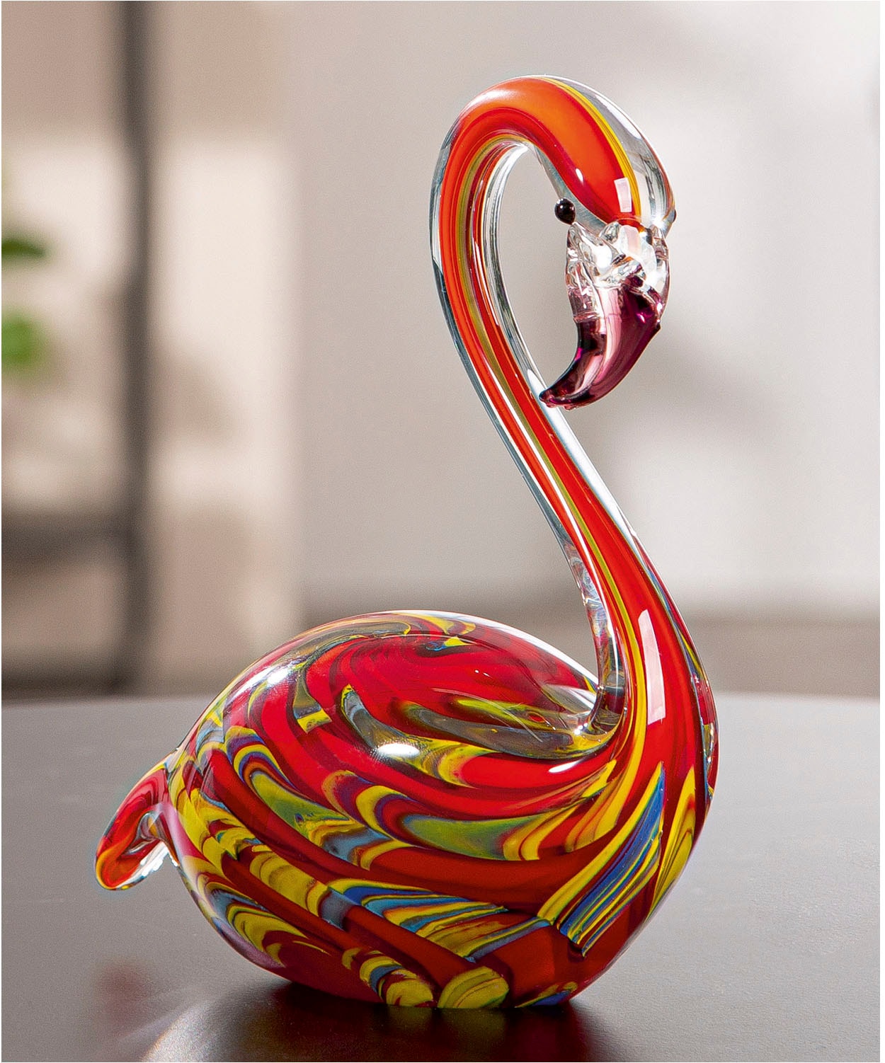 Casablanca by Gilde Tierfigur »Figur Vogel Flamingo mehrfarbig H. 17 cm«