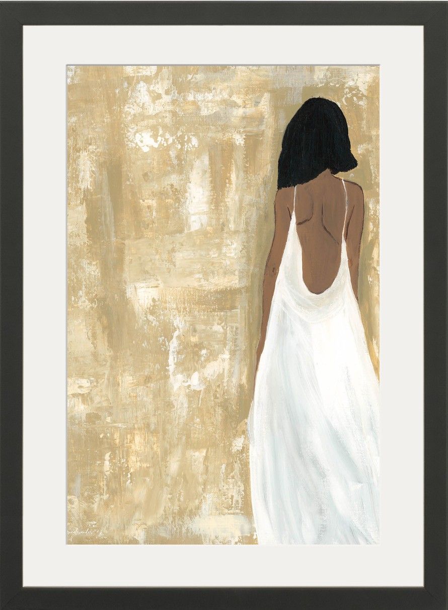 Art Print She Opened Her Heart