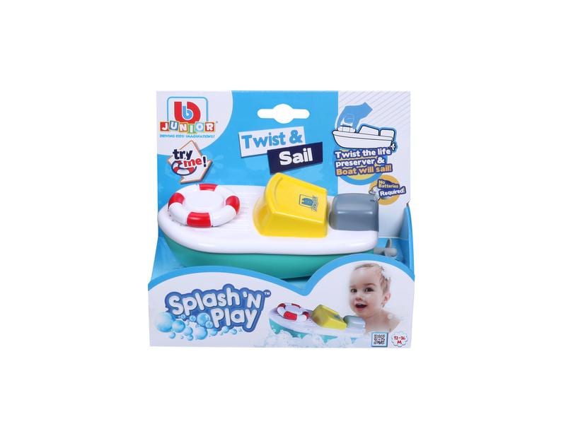 BB Junior Badespielzeug Splash n Play Boot Propeller Spielzeug für Kinder