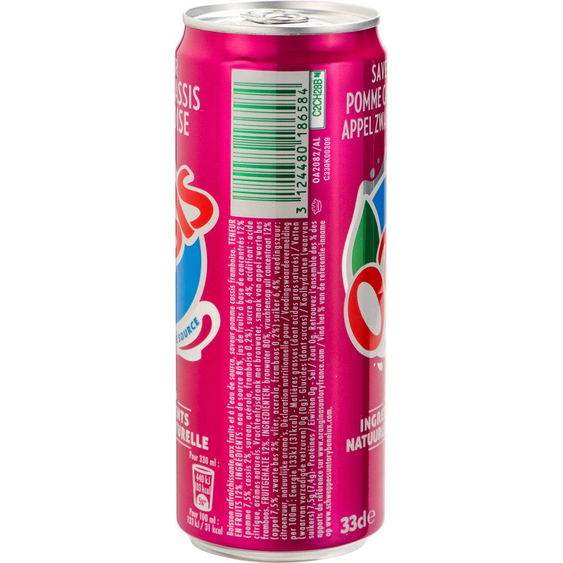 Oasis Pomme Cassis Framboise 33 cl - 24 canettes