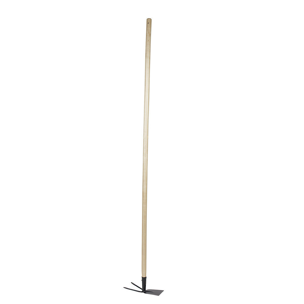 Serfouette grand modèle métal noir manche en bois