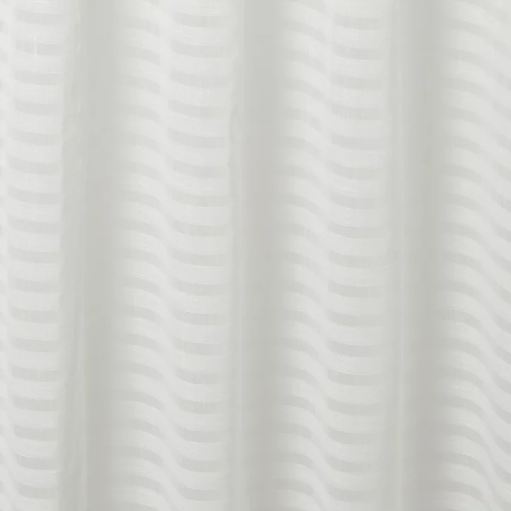 Voilage GoodHome Tolok blanc l.140 x H.260 cm