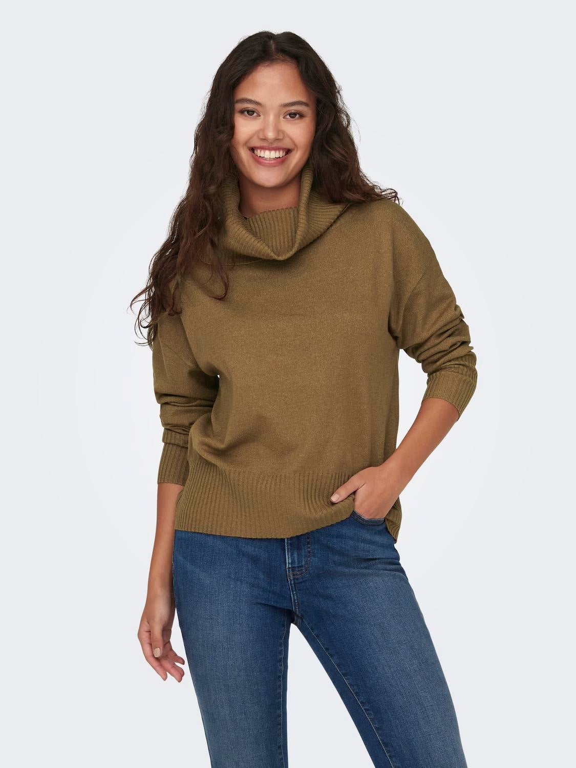JDYPRIME Strickpullover Toasted Coconut