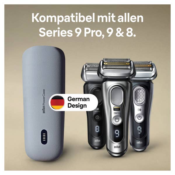 Braun PowerCase, mobiles Lade-Etui