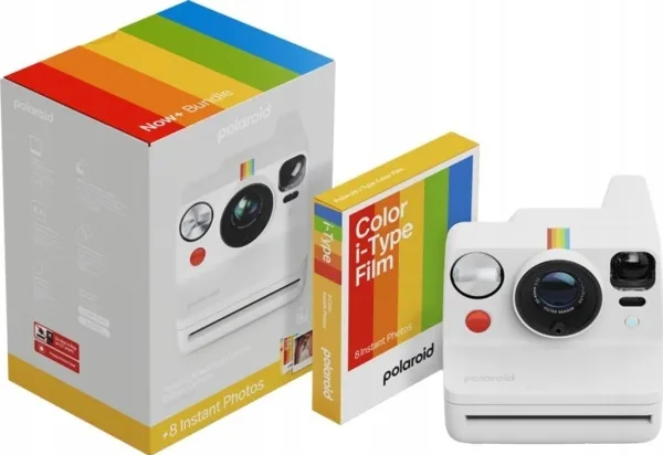 Polaroid Now , Hvid, 102,3 mm, Automatisk, 0.4 - 1.3 m, Polaroid App, 1/200 sek./side