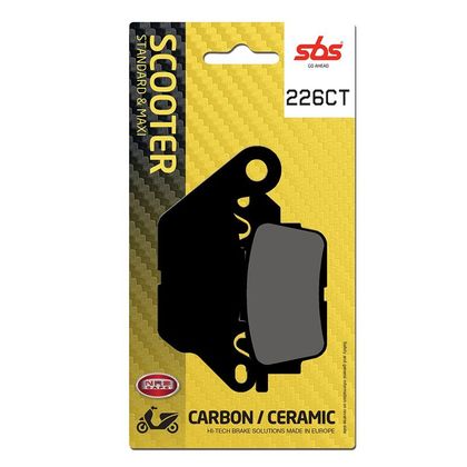 Plaquettes de freins SBS 226CT Organique avant