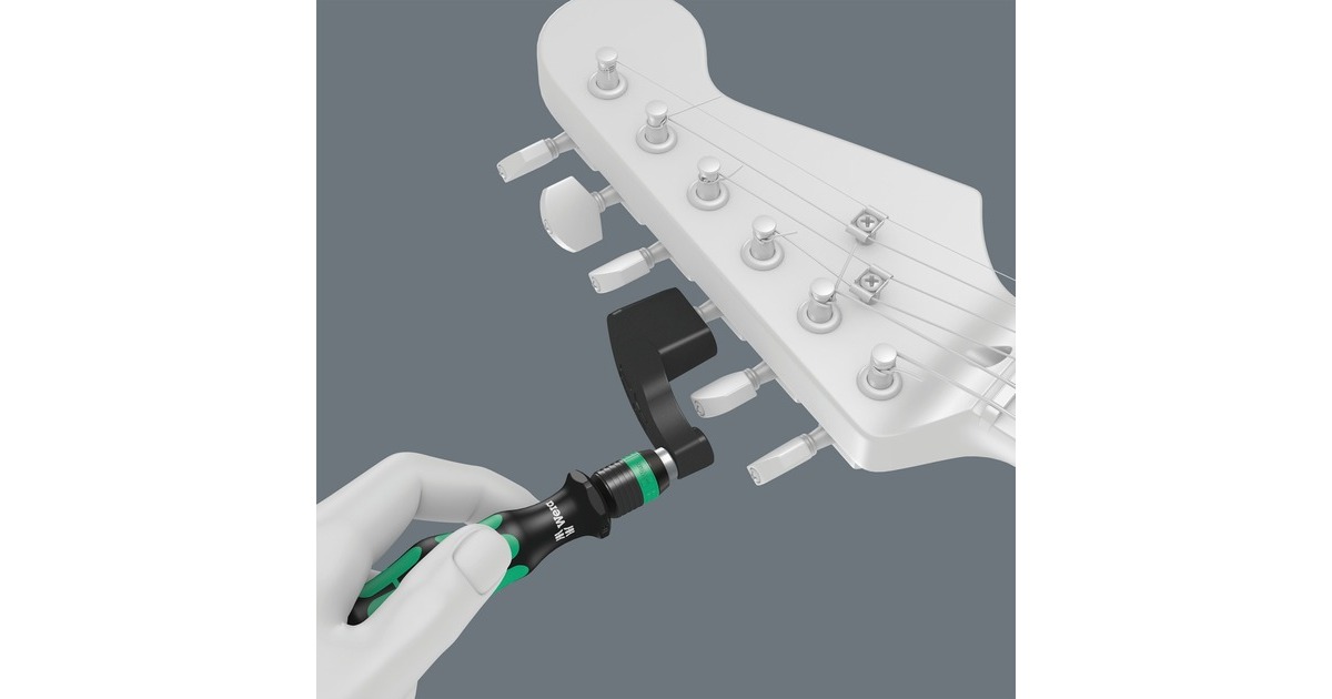 Wera9100 Gitarenreparatieset, 27‑delig gereedschapsset  (Zwart)