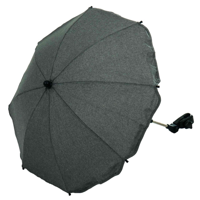 Sonnenschirm Melange grau, 50+-UV Schutz, von Micado