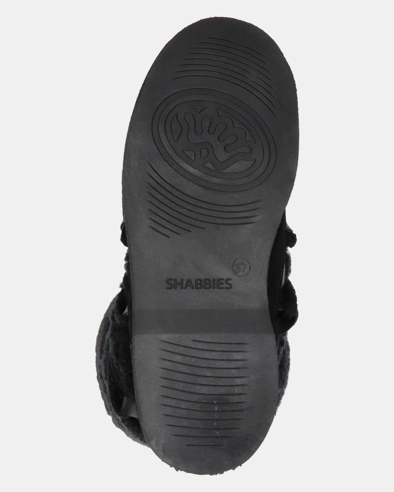 Shabbies Amsterdam Gevoerde boots  - zwart