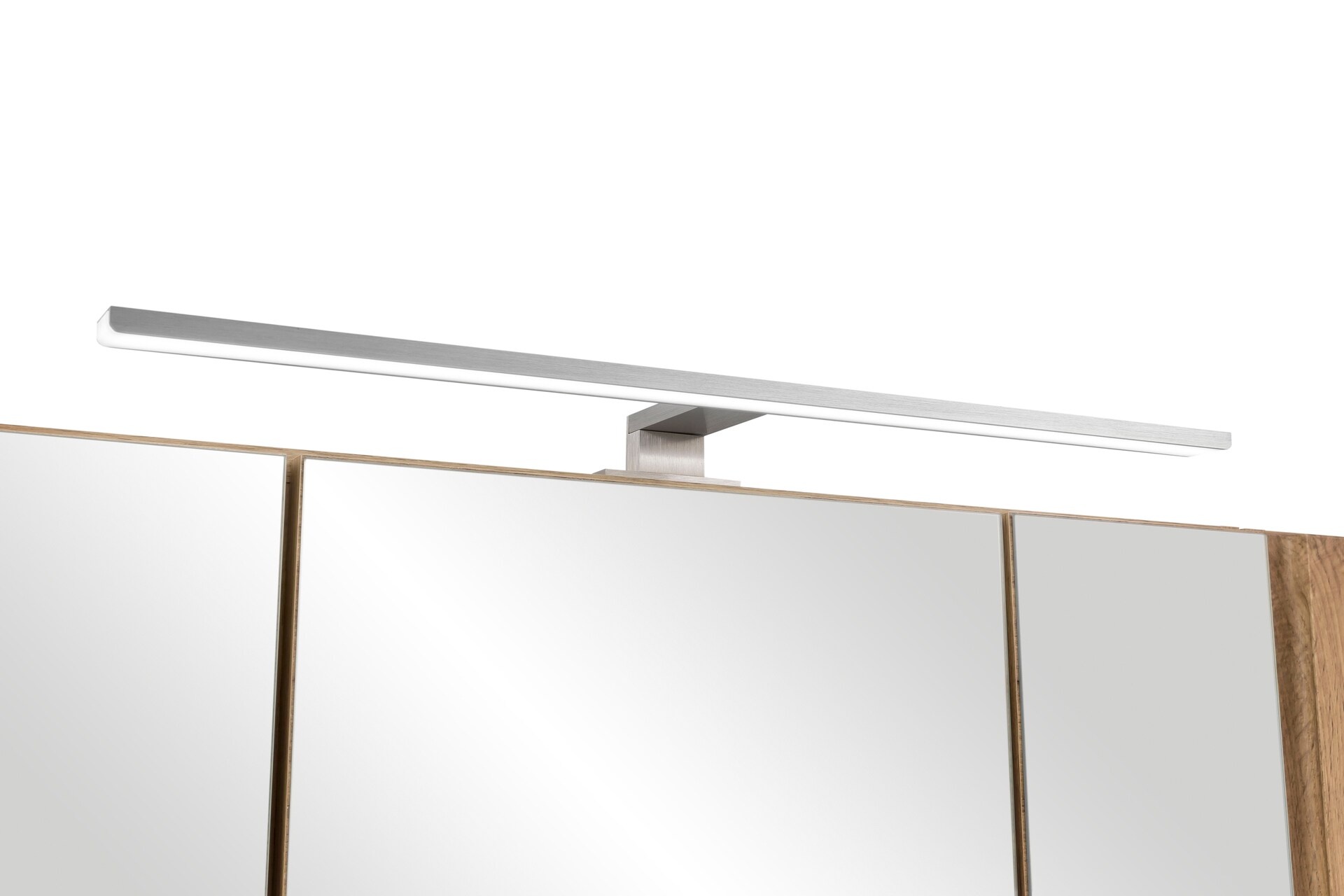 Spiegelschrank Gent braun 3-türig B/H/T 105x64x20 cm