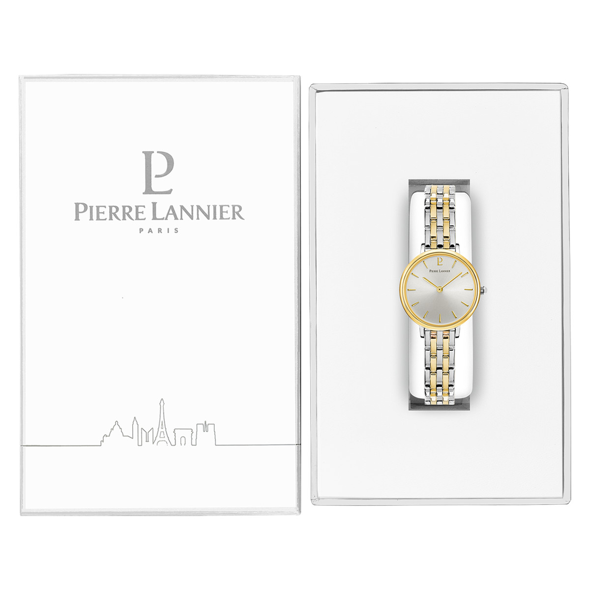 Montre Pierre Lannier femme acier doré