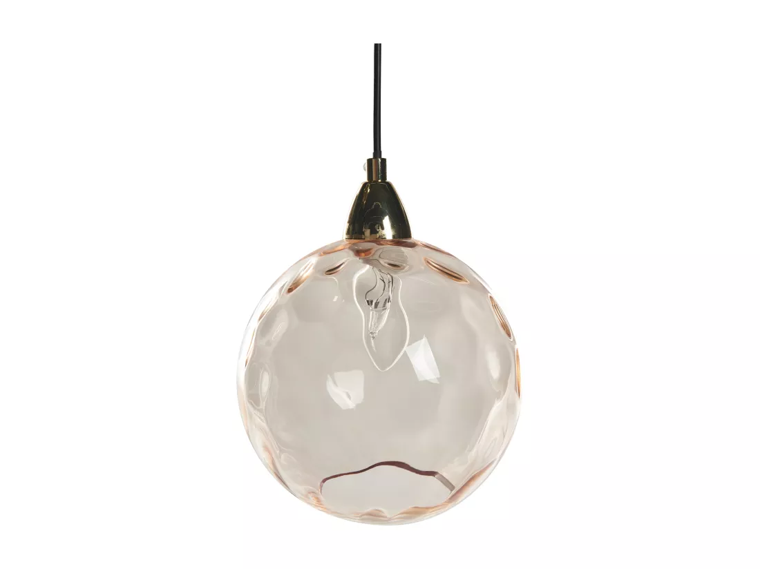 Lampe suspension PABELLON Verre Rouge
