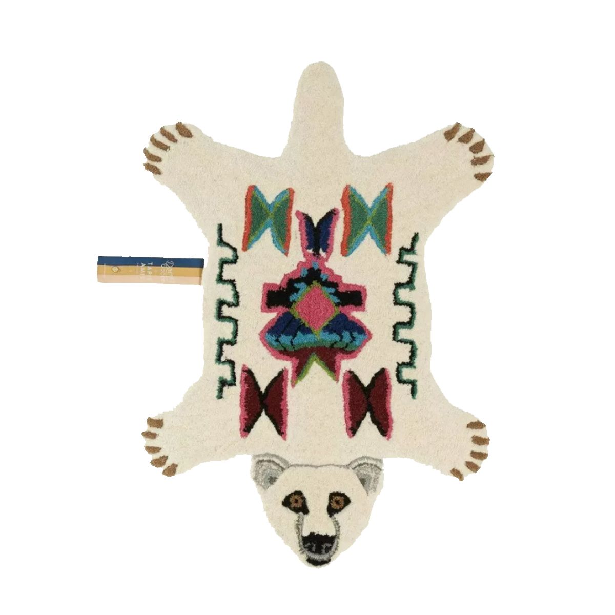 Petit tapis ours blanc kasbah Doing Goods