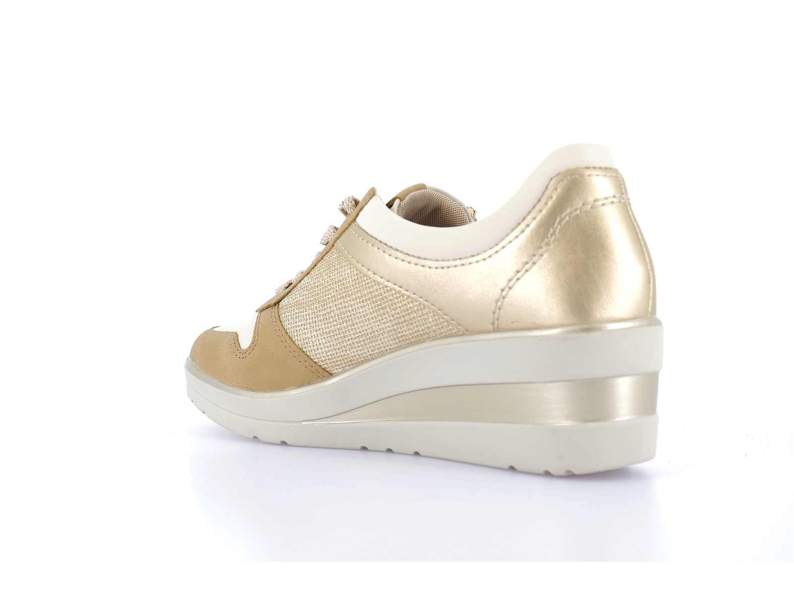 Remonte-R7213 Matières combinées Beige Or