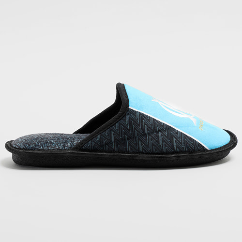 Pantoufles Bleu Clair Noir