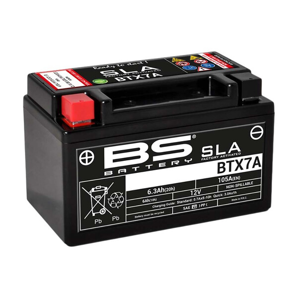 BS Battery - Batterie BTX7A SLA