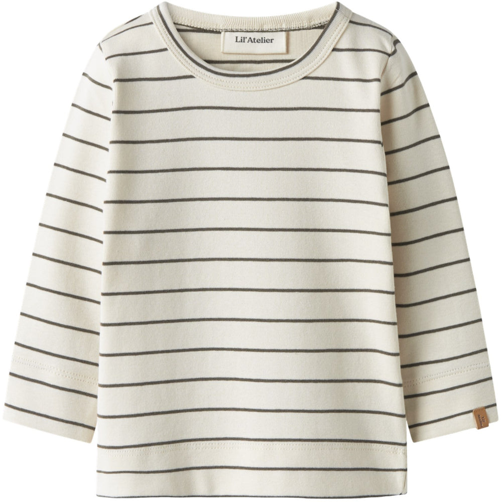 Køb Lil'Atelier Turtledove Nbmgeo Lim Ls Slim Top Lil