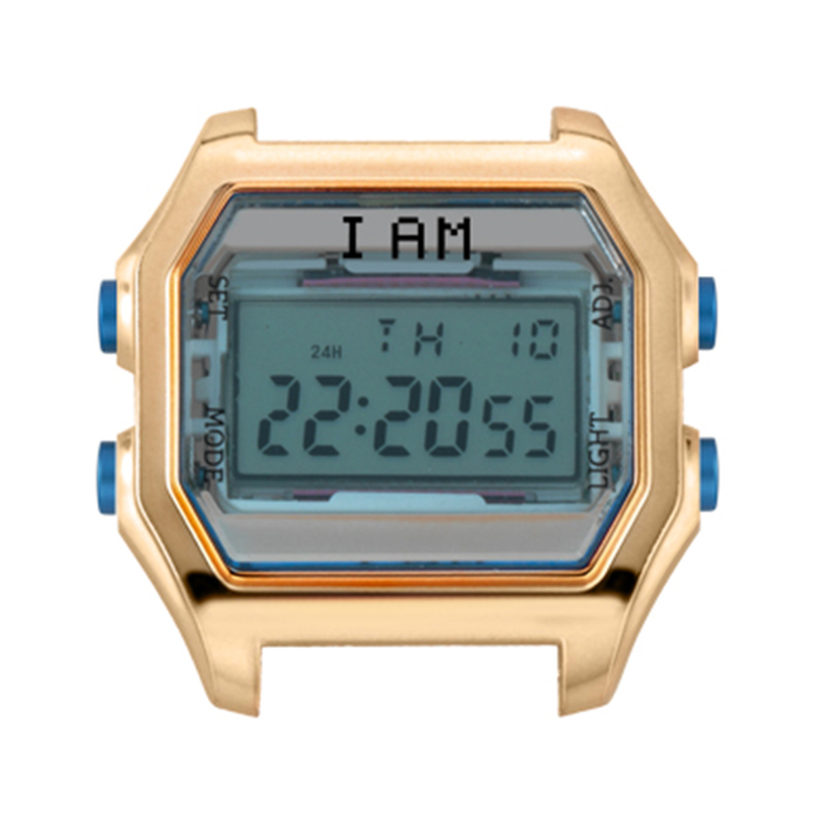 Boîte de montre IAM polycarbonate medium rose