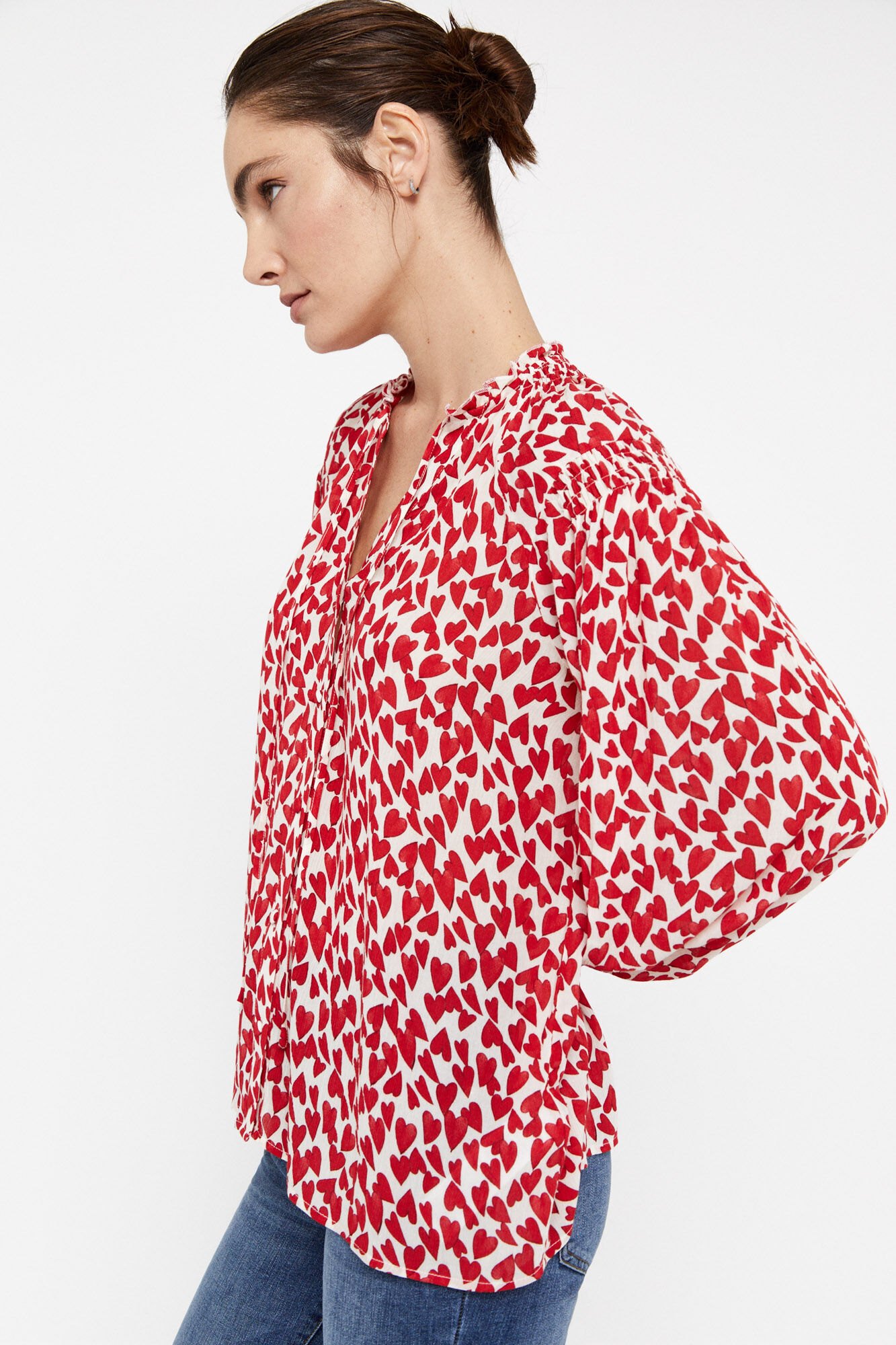 Camisa estampada - Estampa branca