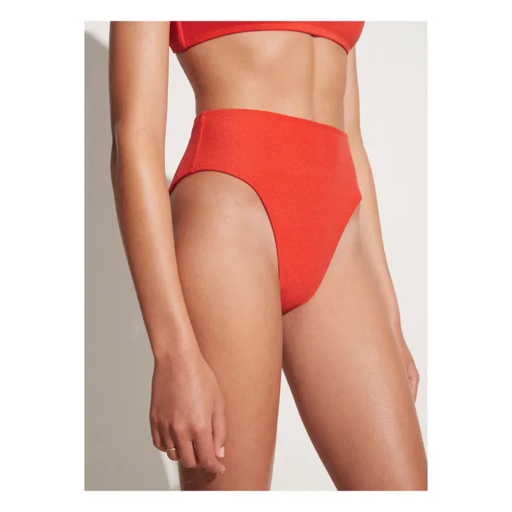 Faithfull the Brand Bas de Maillot Chania | Rouge vermillon