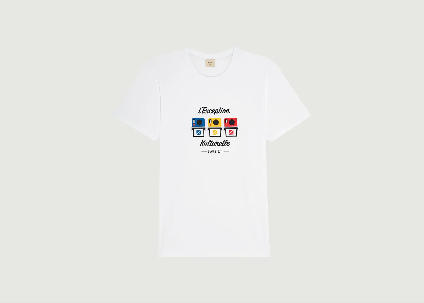T-shirt en coton biologique collaboration 10 ans L'Exception Paris x Kulte L'Exception Paris