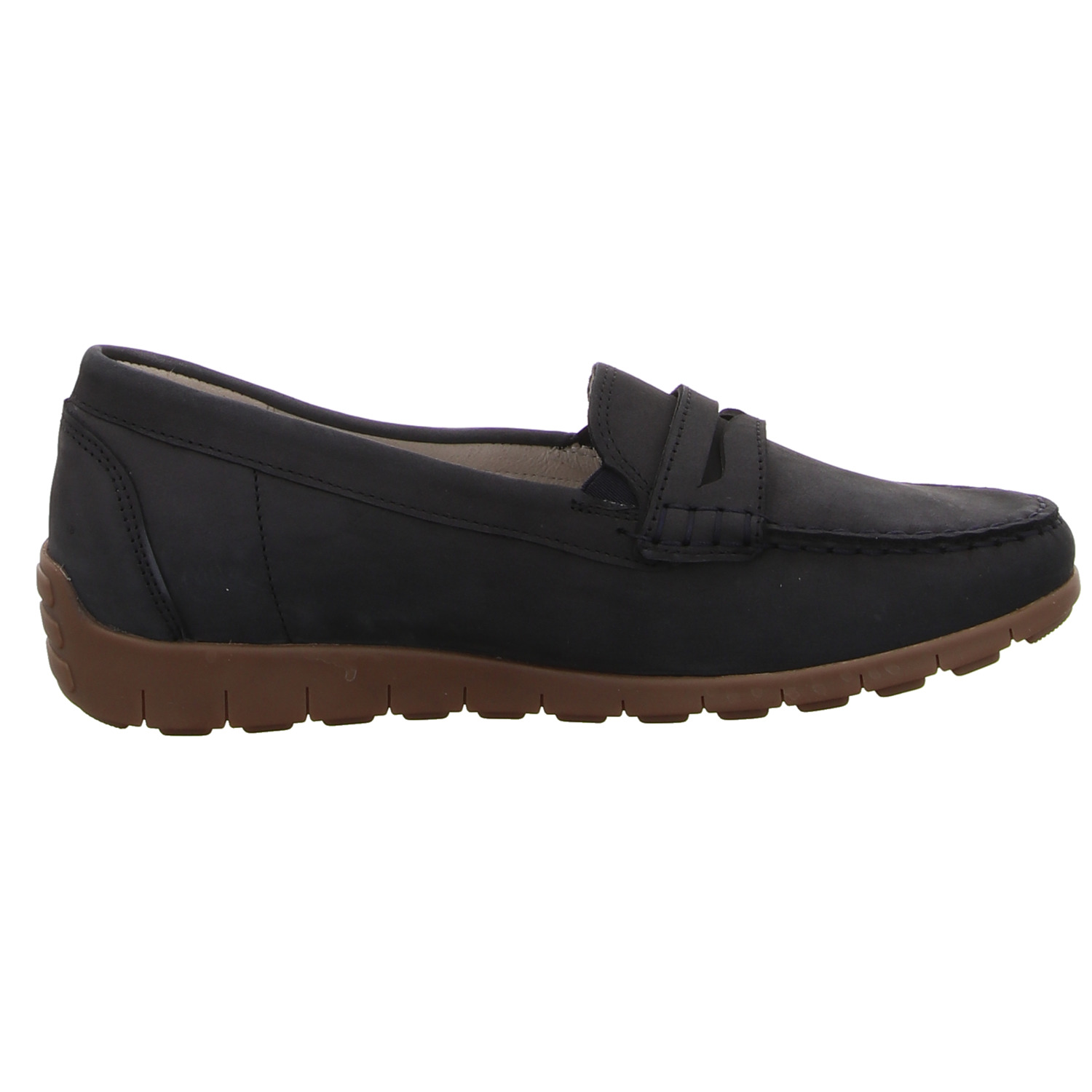Waldläufer Slipper blau blau