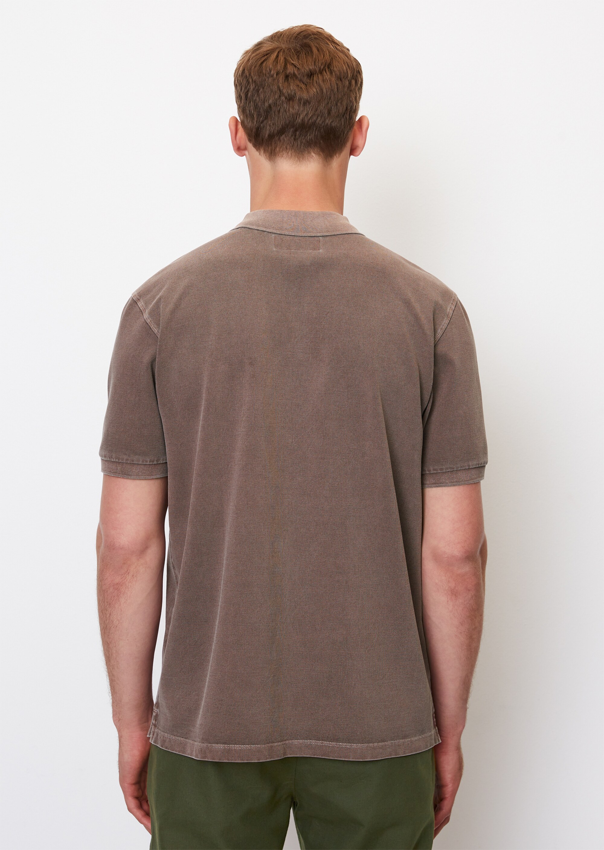 Kurzarm-Poloshirt Piqué regular aus Bio-Baumwolle