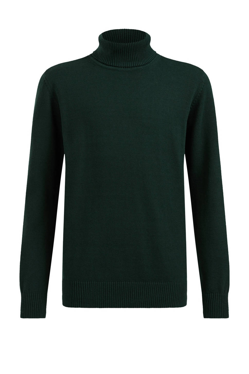 WE Fashion coltrui donkergroen