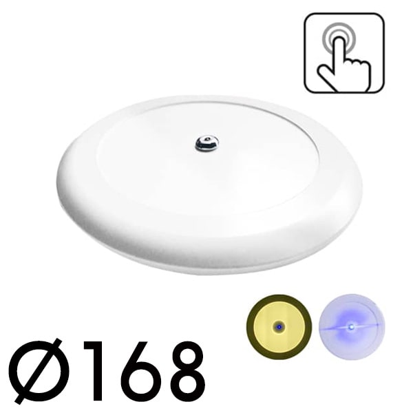 Plafonnier LED  12V 5W Ø168mm Tactile