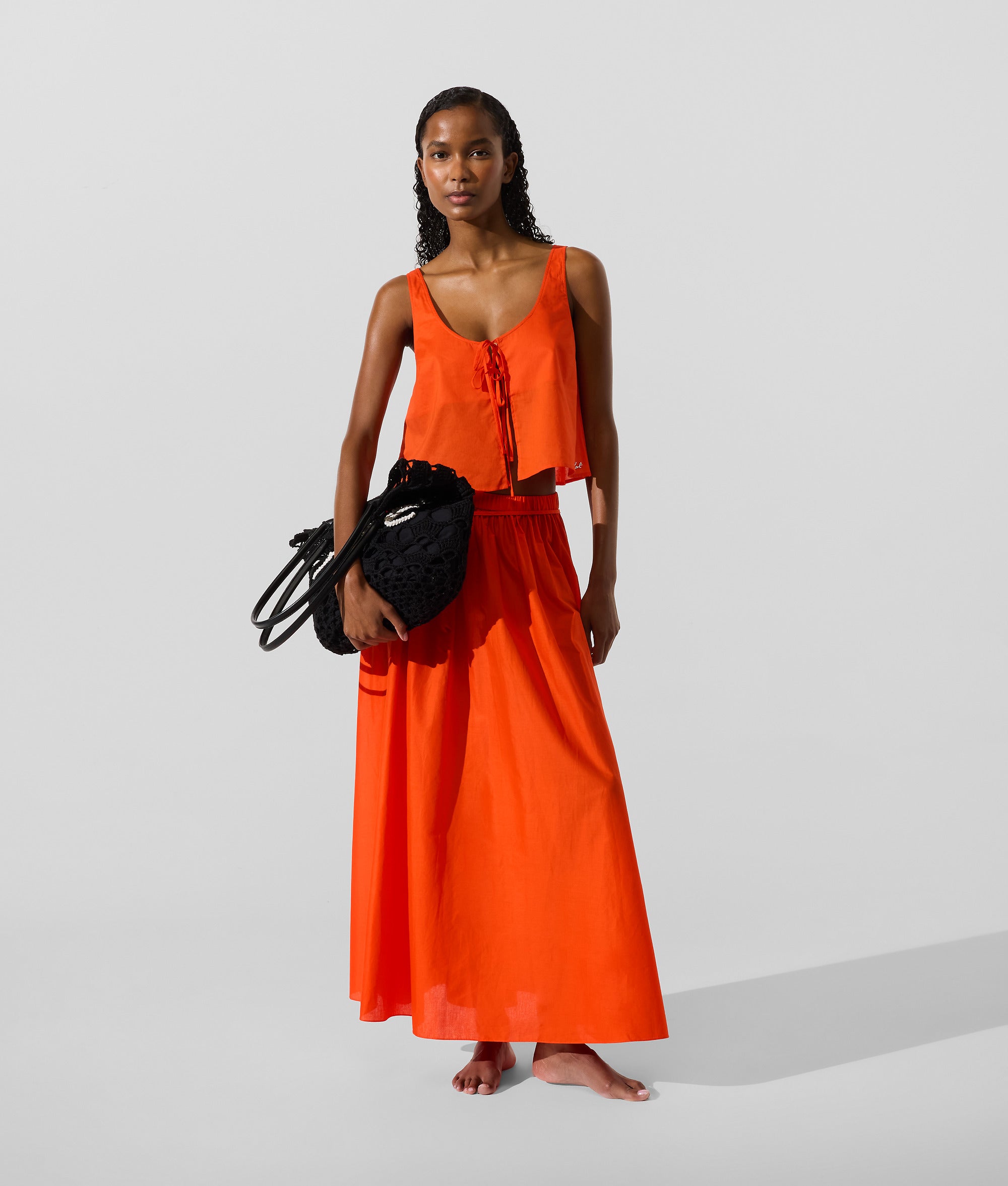 K/Signature beachwear maxi rok