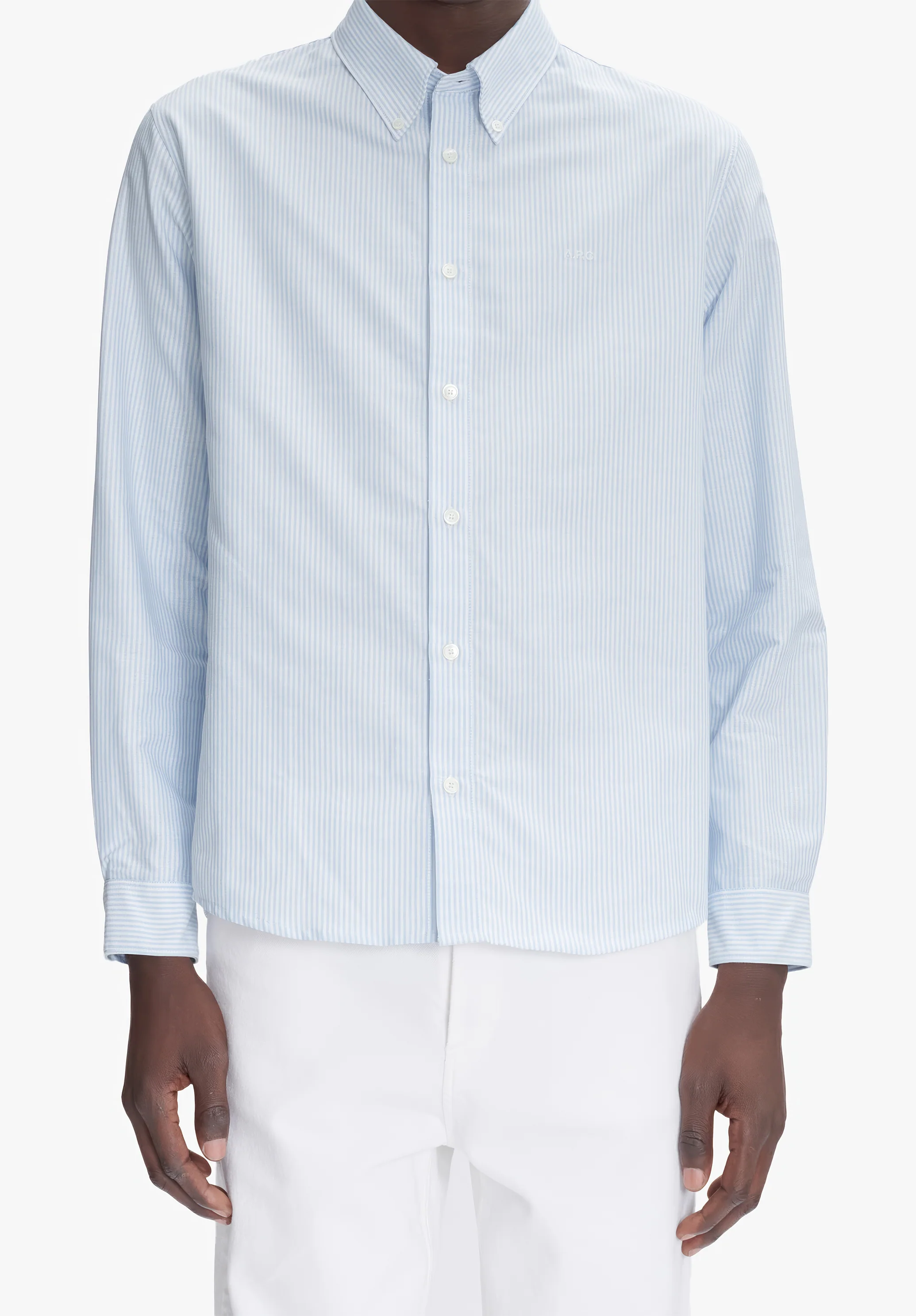 chemise greg logo - Bleu