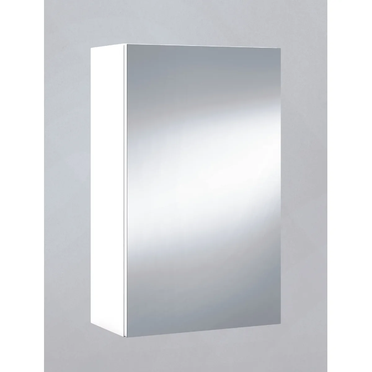 Alter Miroir à étagères - Blanc brillant