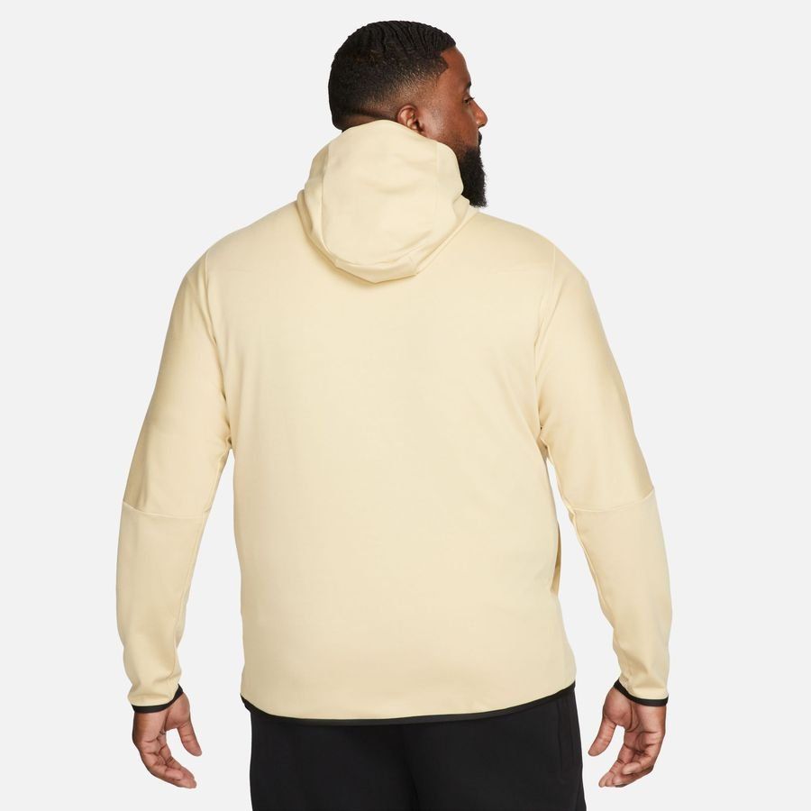Nike Sweat à Capuche Tech Fleece Essentials Full Zip Lightweight - Jaune/Noir