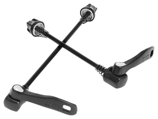 SHIMANO Paire de Roues  R501 Noir/Rouge